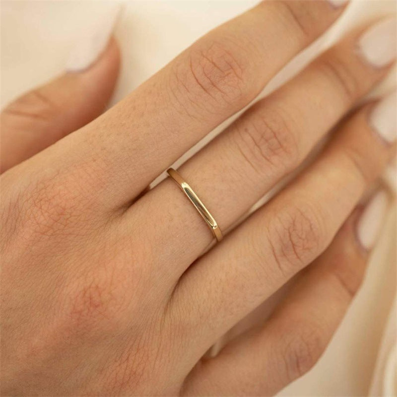 Sasha Minimalist Gold Ring