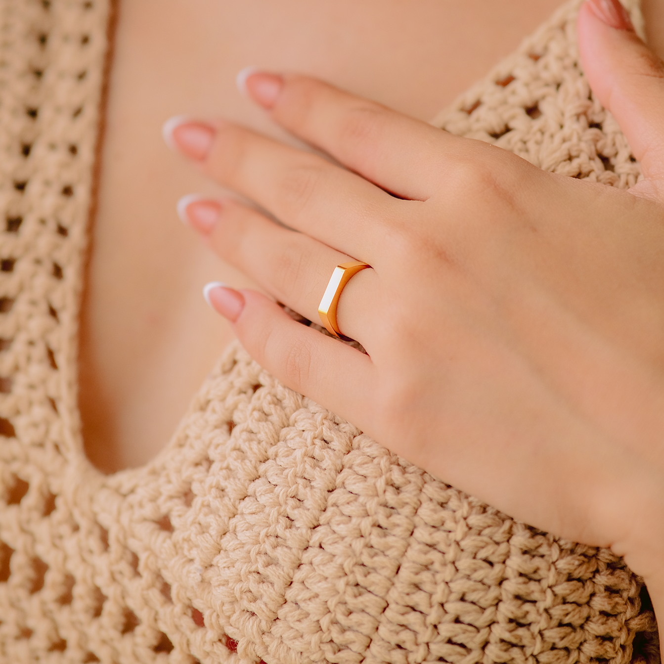 Sasha Minimalist Gold Ring