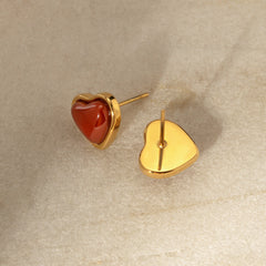 Scarlet Heart Earrings