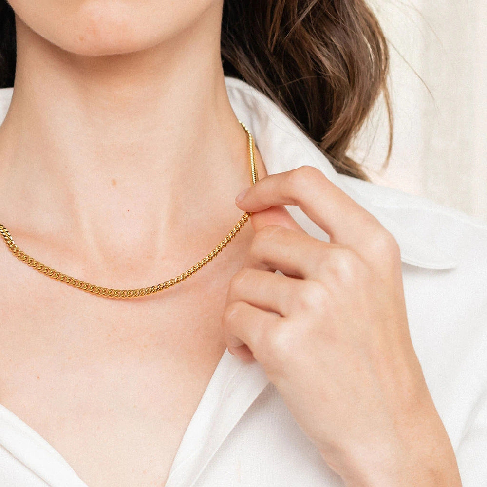 Selene Gold Chain Necklace