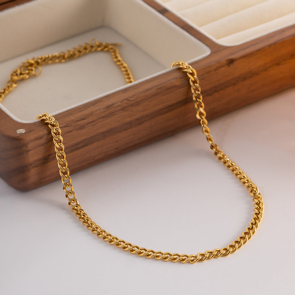 Selene Gold Chain Necklace