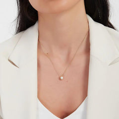 Selene Pearl Pendant Necklace