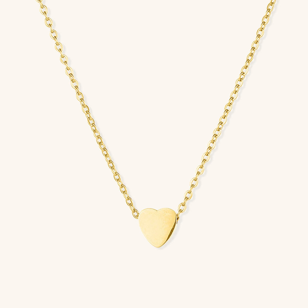 Seraphina Heart Gold Necklace