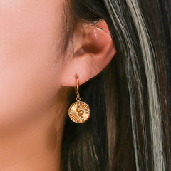 Seraphine Serpent Coin Earrings