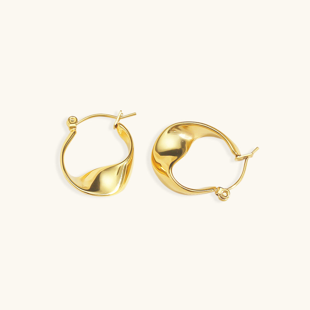 Serena Irregular Hoop Earrings