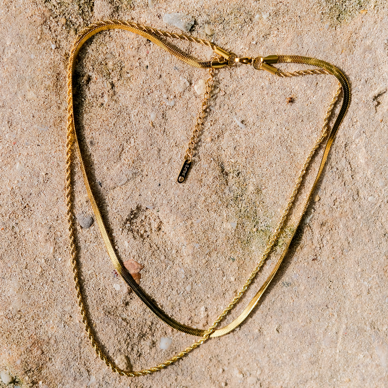 Serena Layers - Dual Gold Chain Necklace