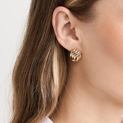 Serena Spiral Hoop Earrings