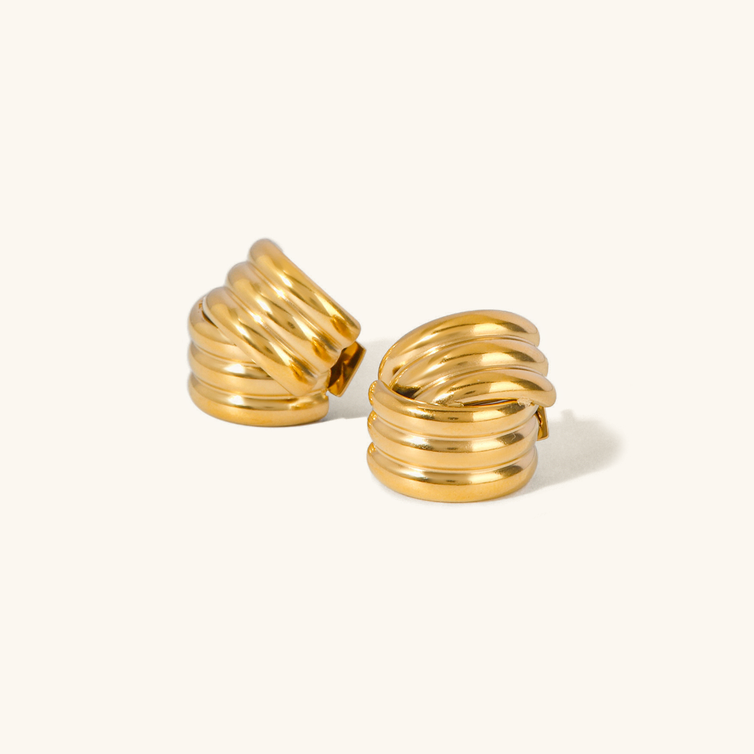 Serena Spiral Hoop Earrings