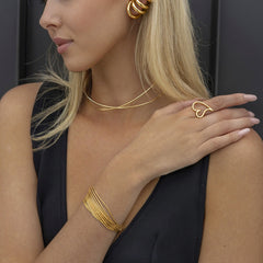 Serena Strand - Layered Gold Bracelet