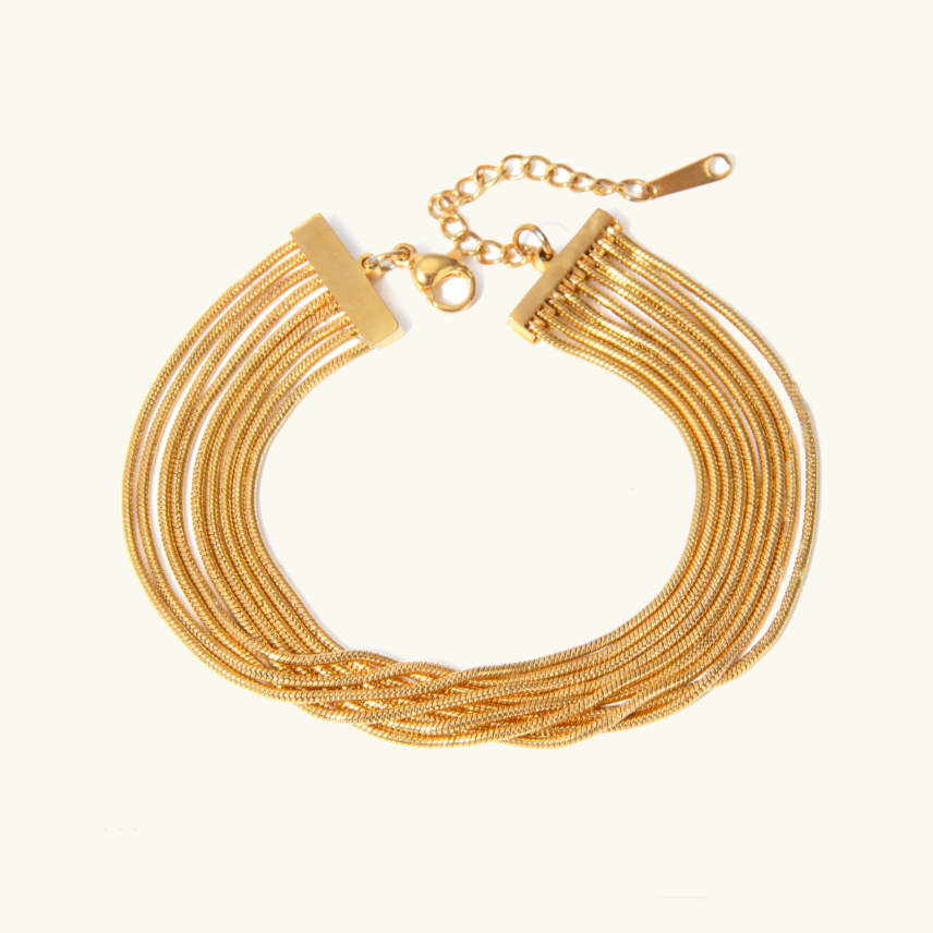 Serena Strand - Layered Gold Bracelet