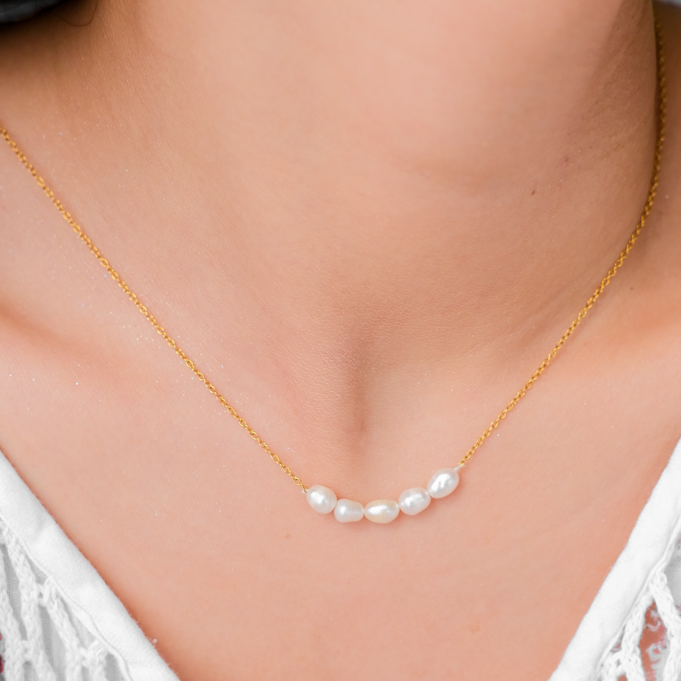 Serene Freshwater Pearl Necklace