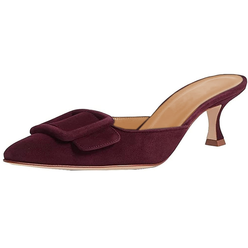 Lainey Buckle Mule