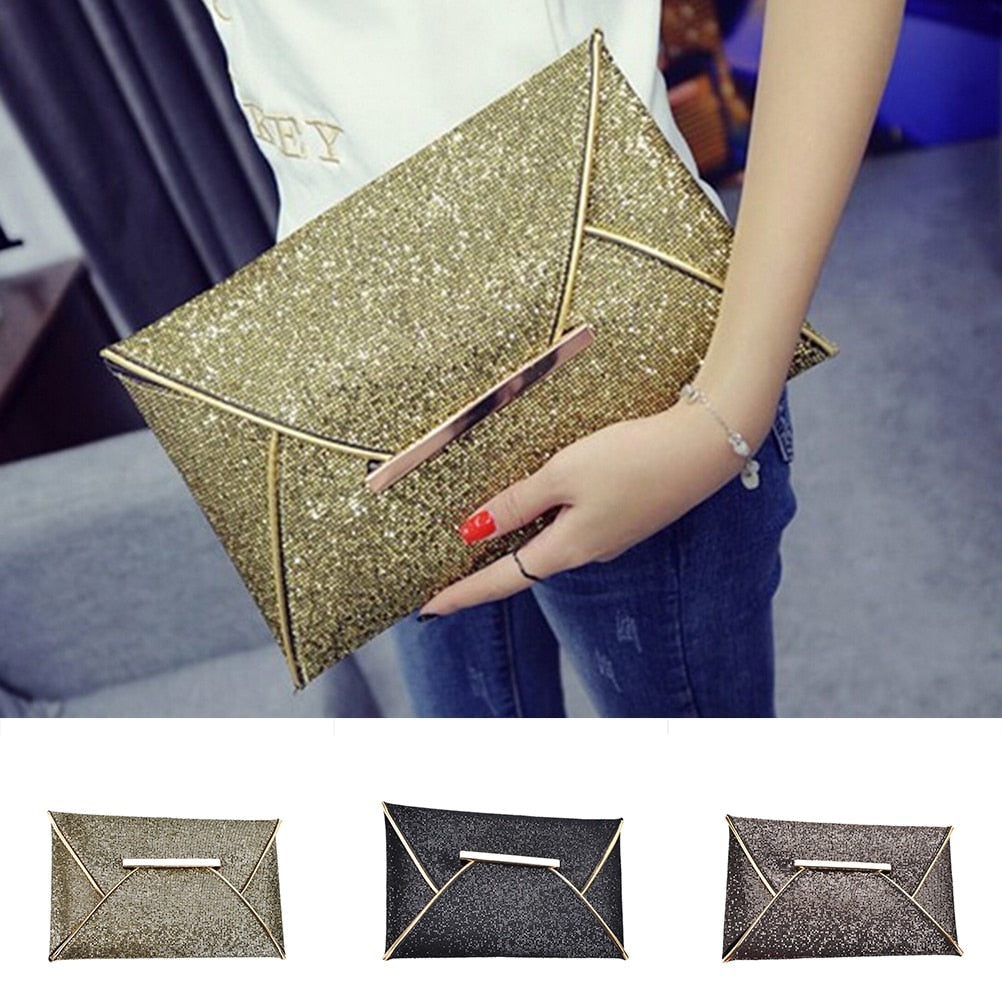 Glitterati Envelope Clutch