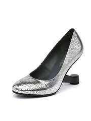 JADY ROSE | CLASSY HEEL PUMP SILVER