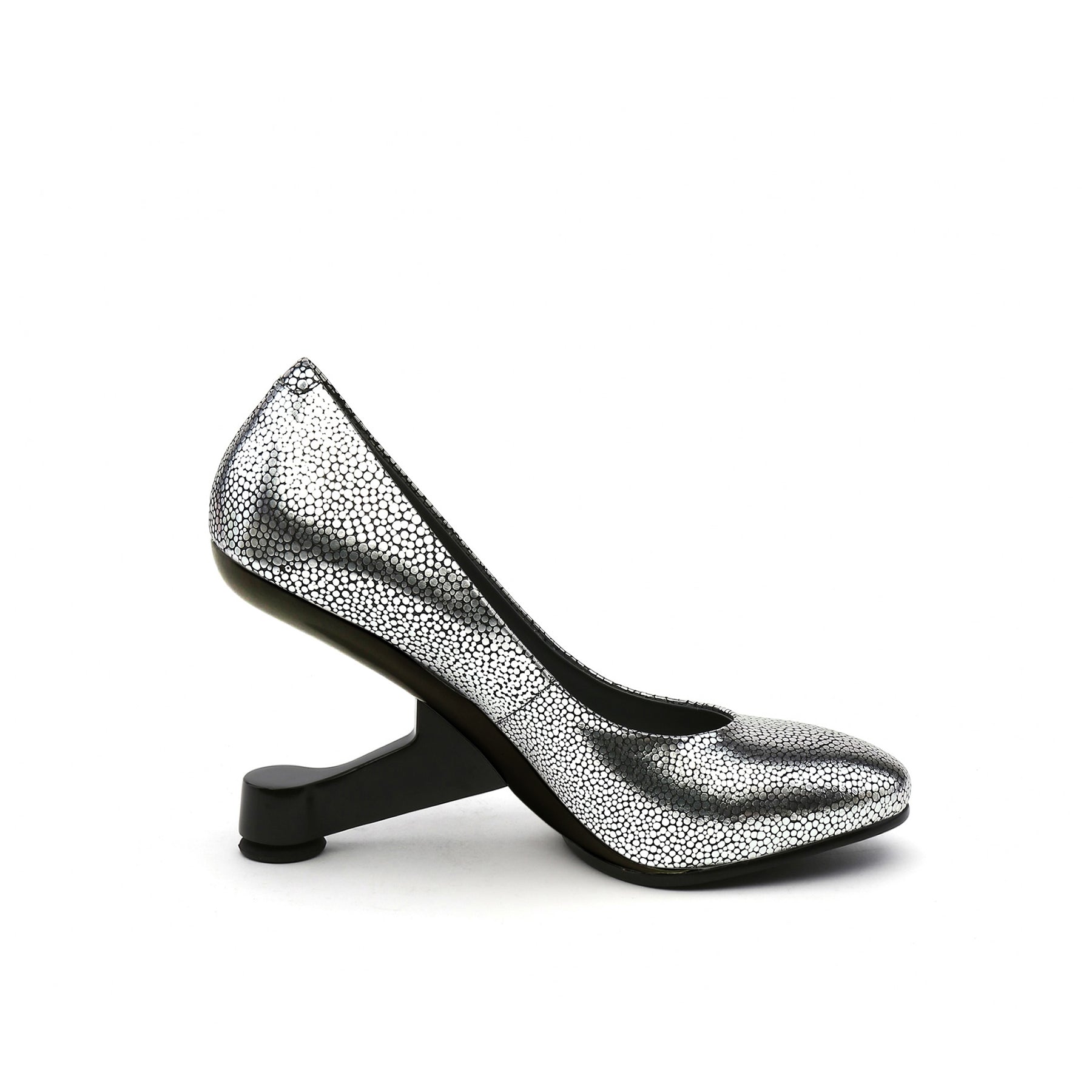 JADY ROSE | CLASSY HEEL PUMP SILVER