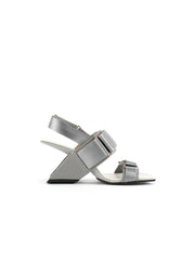 JadyRose | Wedge Heel Summer Slingback Sandal - Silver