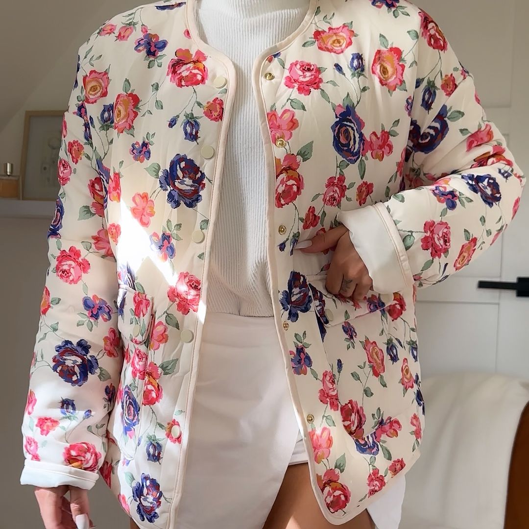 Thea Floral Quilted Jacket