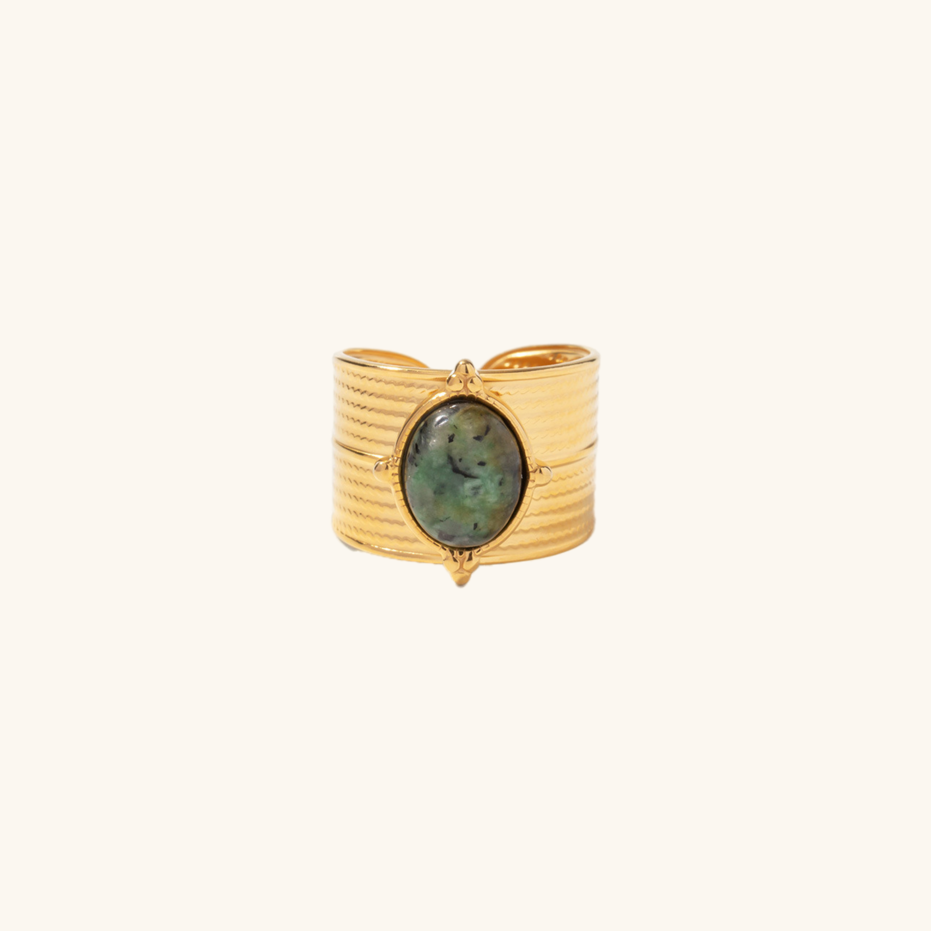 Solara Gemstone Gold Ring