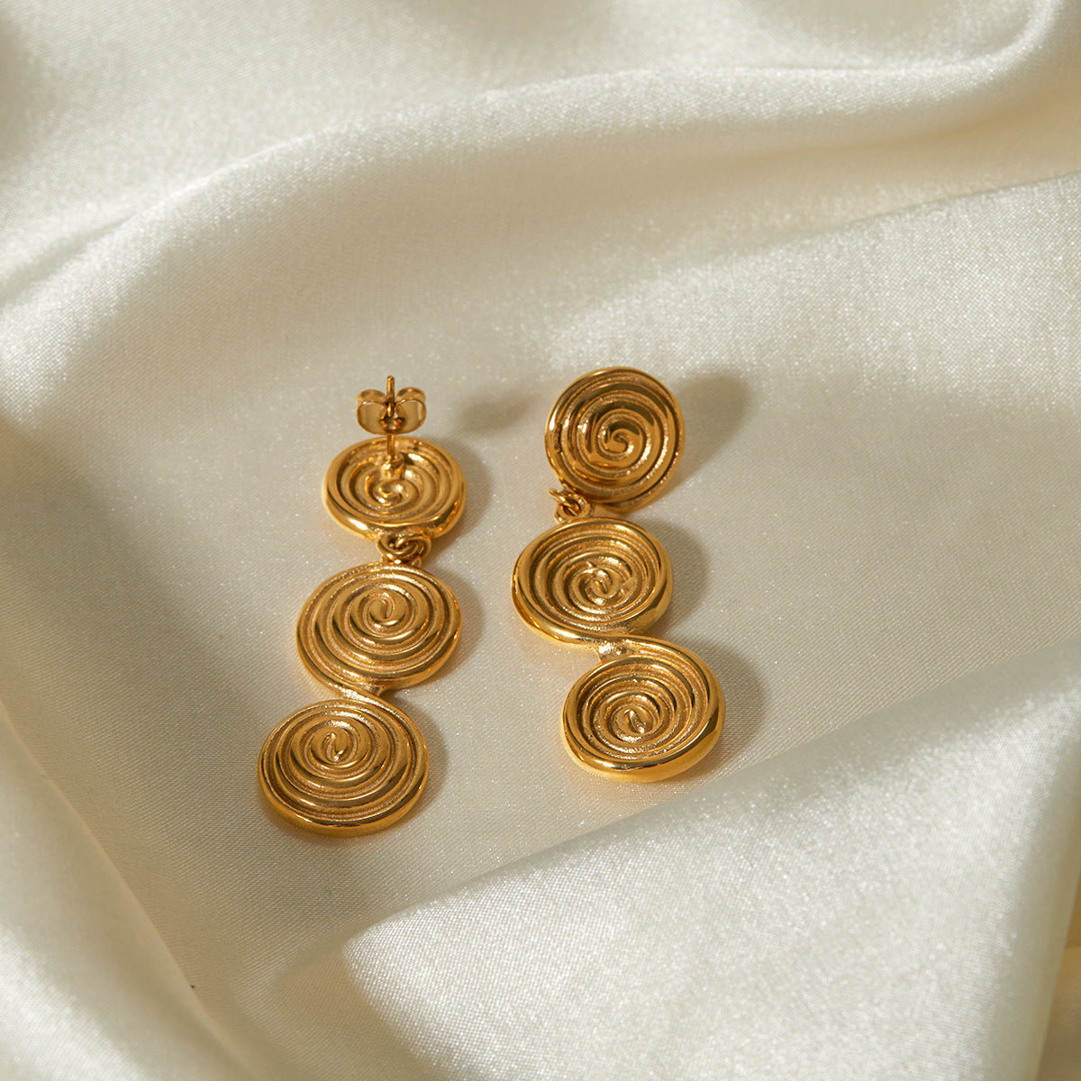 Solara Spiral Earrings