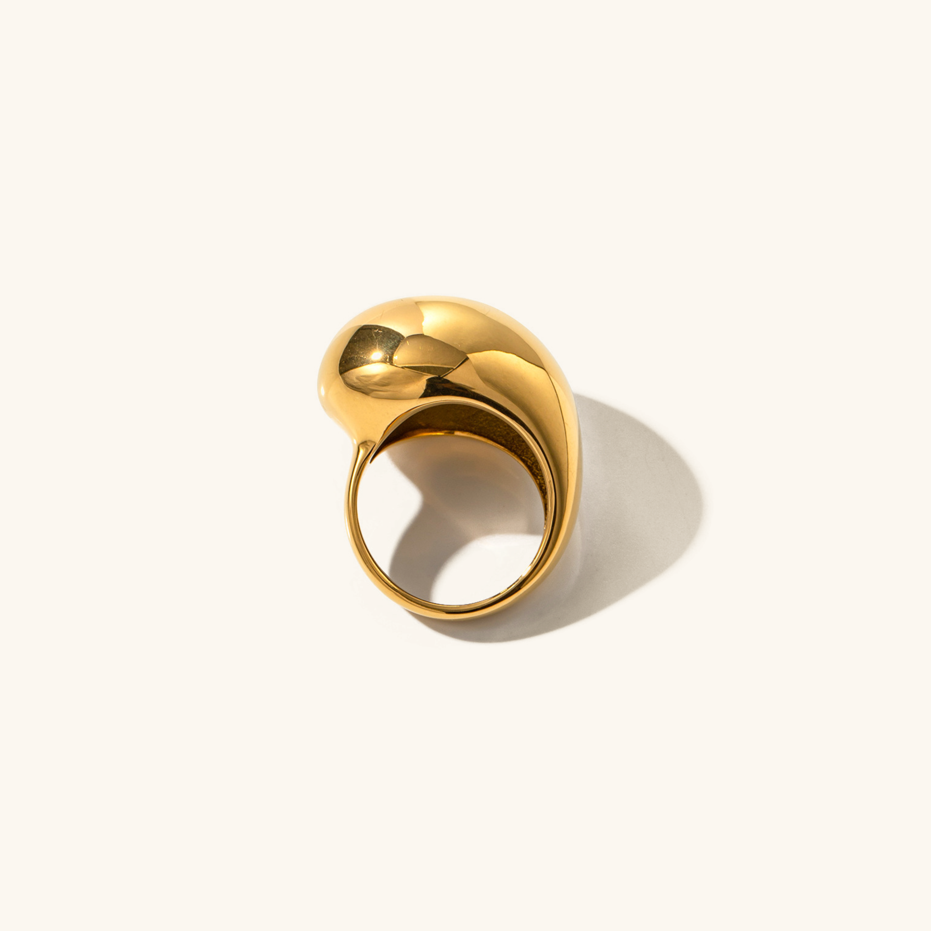 Soleil Gold Dome Ring