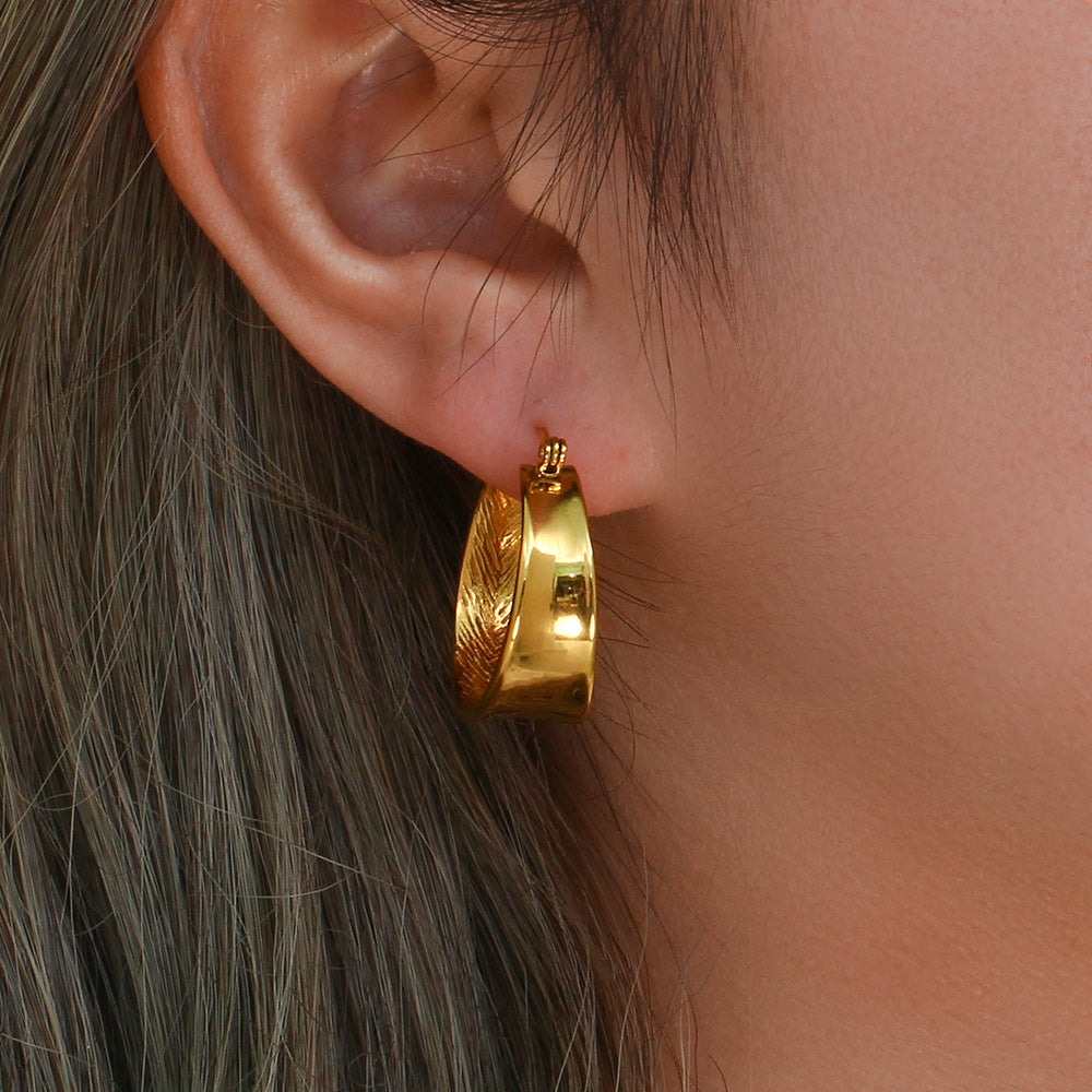 Soleil Hoop Earrings