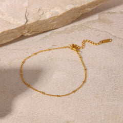 Solstice Gold Anklet