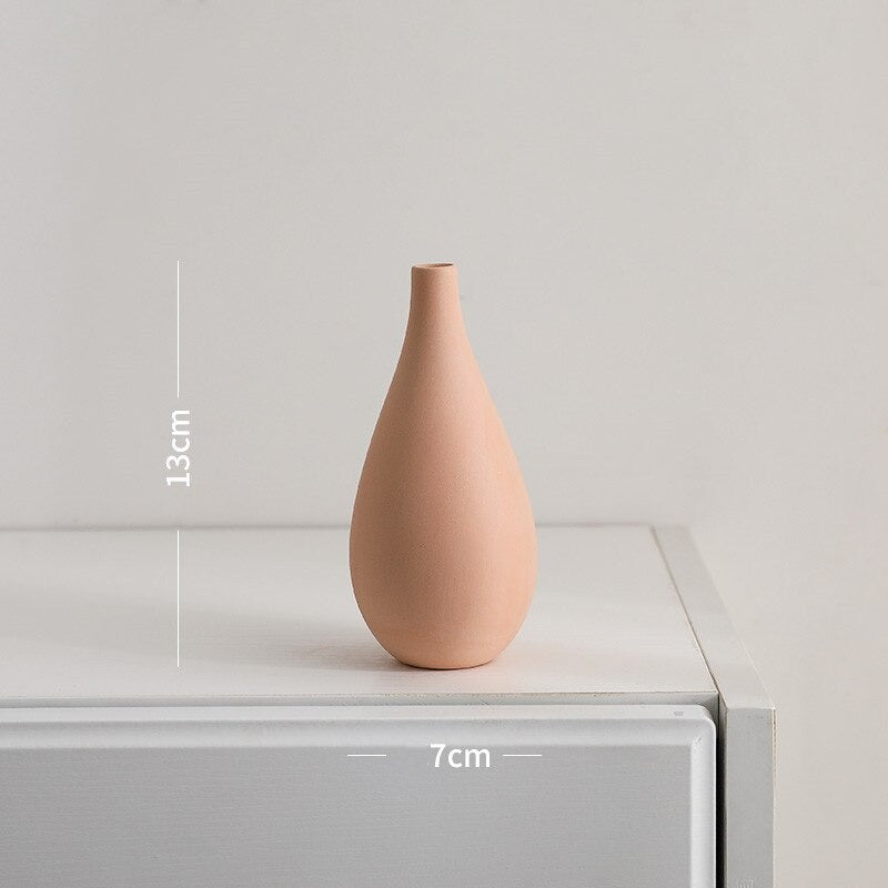 Minimalist Ceramic Pastel Vase