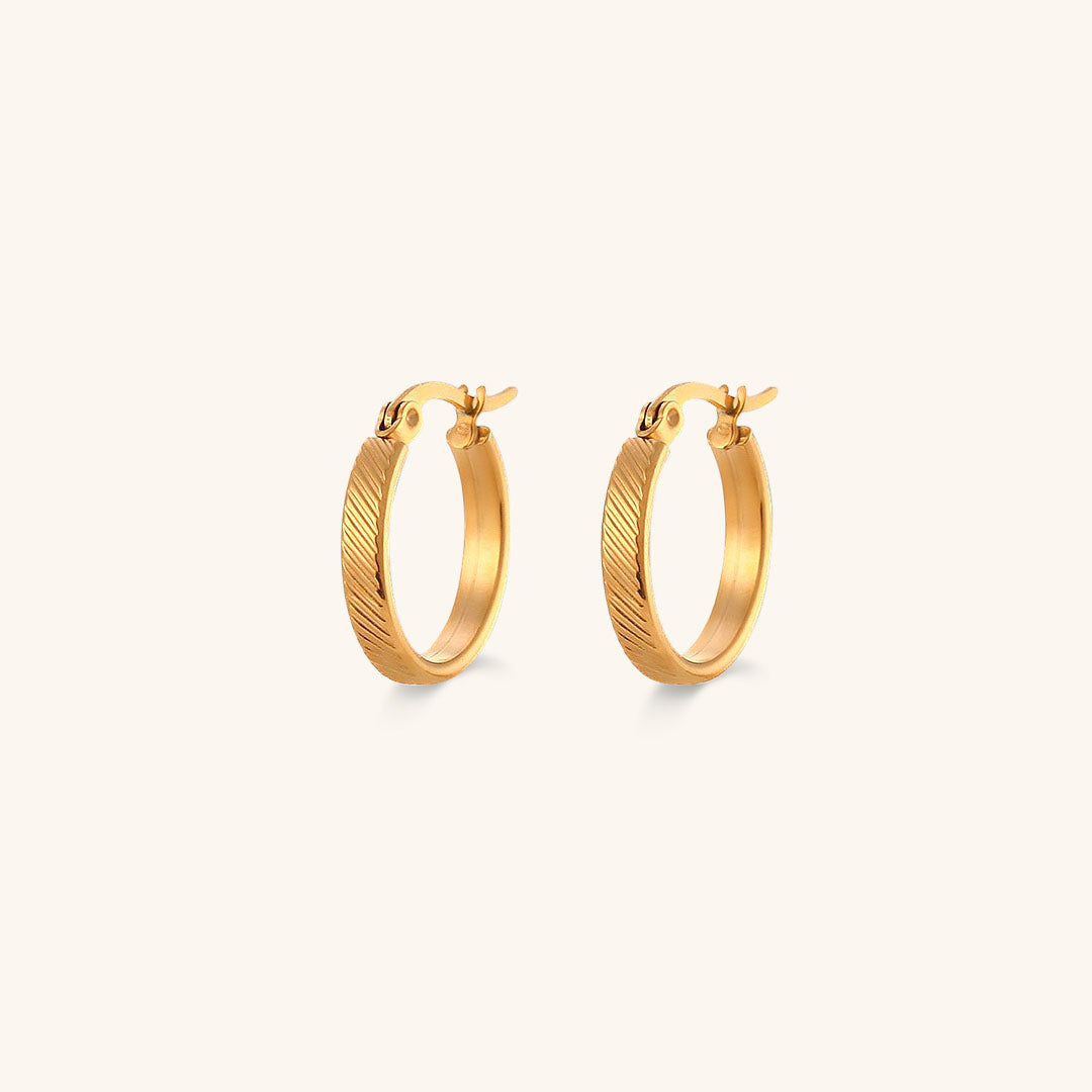 Talia Gold Hoop Earrings