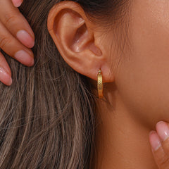 Talia Gold Hoop Earrings