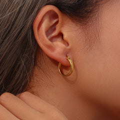 Talia Gold Hoop Earrings