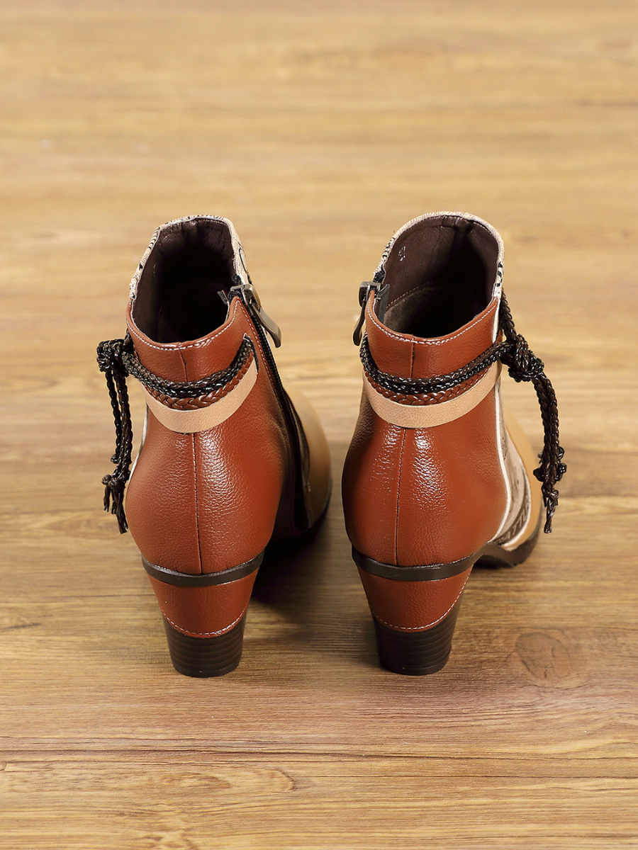 SOFFIA | New York News Genuine Leather Ankle Boots