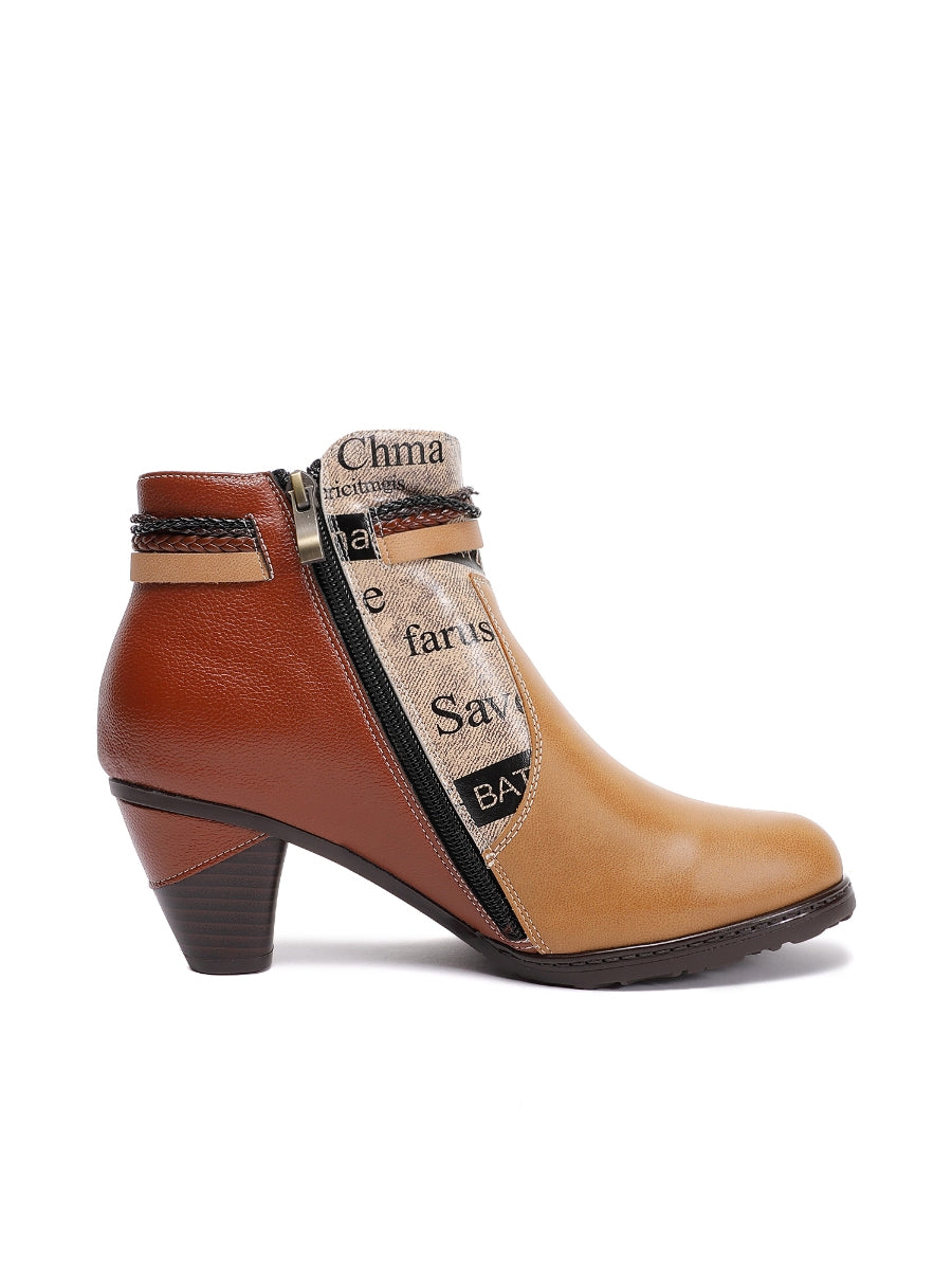 SOFFIA | New York News Genuine Leather Ankle Boots