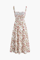 Tenley Floral Printed Midi Sundress