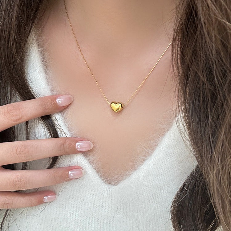 Timeless Heart - Gold Pendant Necklace