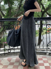 Tossy Black Sequin Slim Long Skirt Women High Waist Luxury Elegant Fashion Streetwear Y2k Maxi Skirt Glitter Ladies Long Skirt