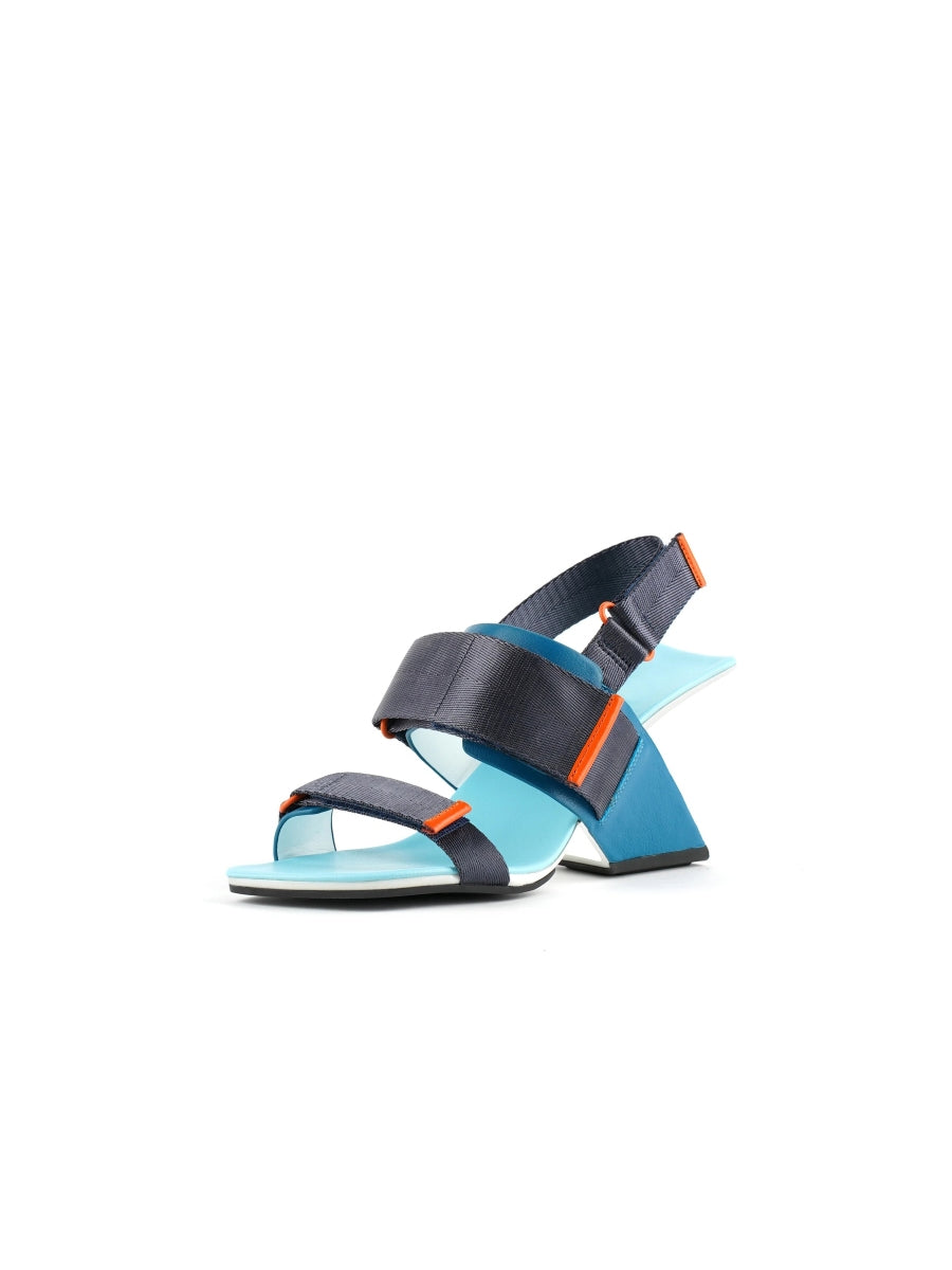 JadyRose | Wedge Heel Summer Slingback Sandal - Turquoise