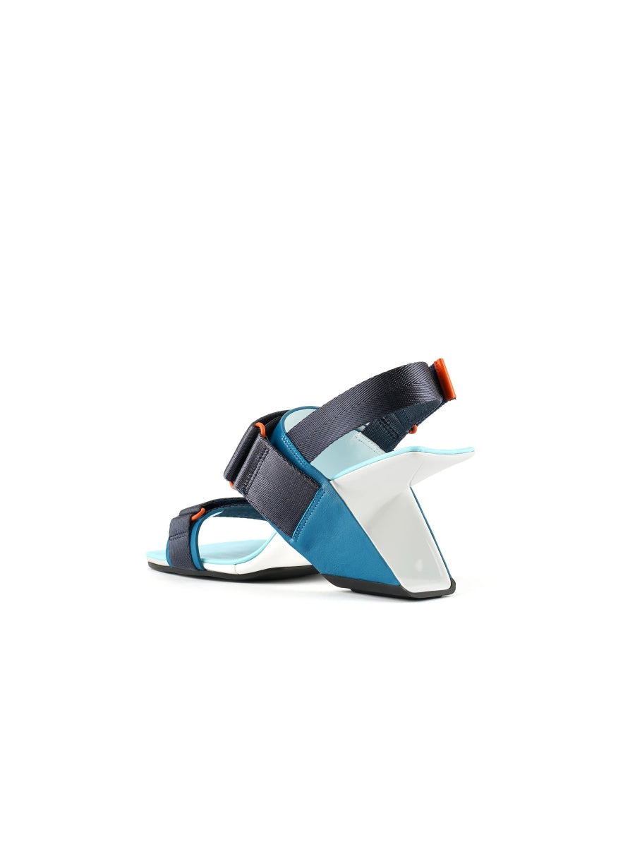 JadyRose | Wedge Heel Summer Slingback Sandal - Turquoise