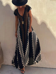 Sahara-Dream Maxi Dress