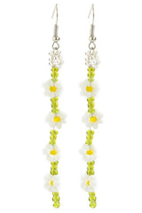 Beads Flower Earrings