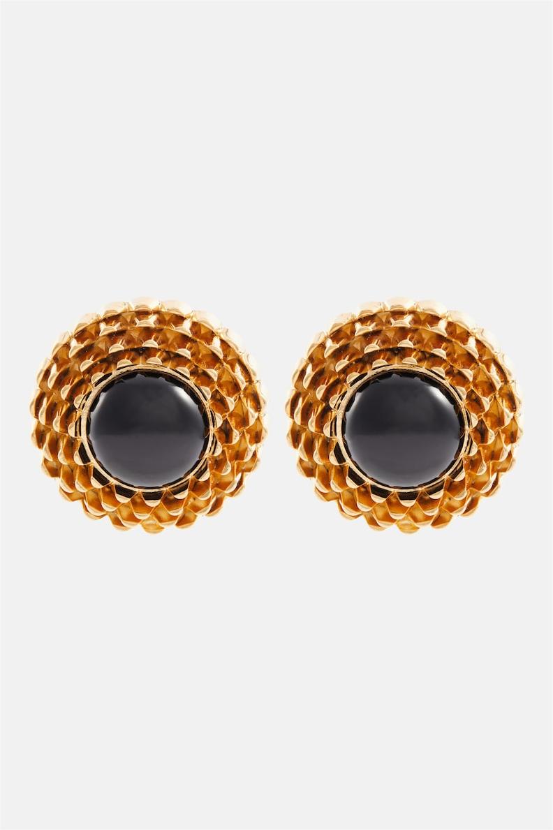 Metal Round Earrings