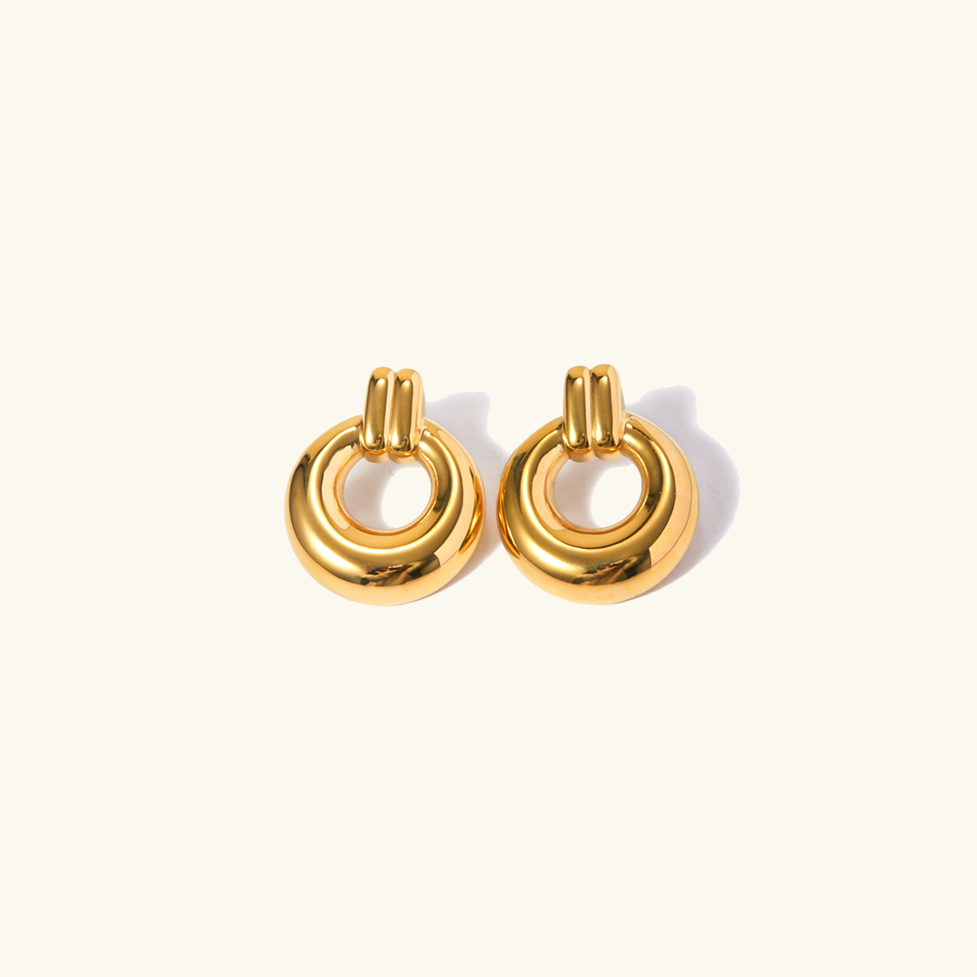 Valen Gold Knot Earrings