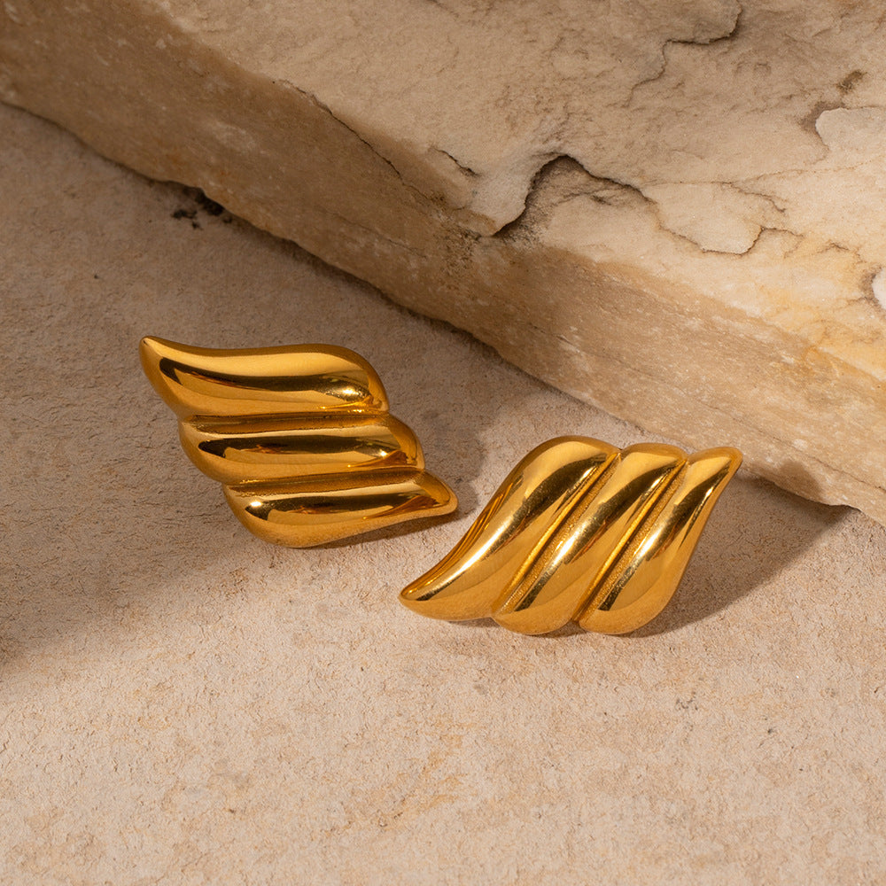 Vera Winged Gold Earrings