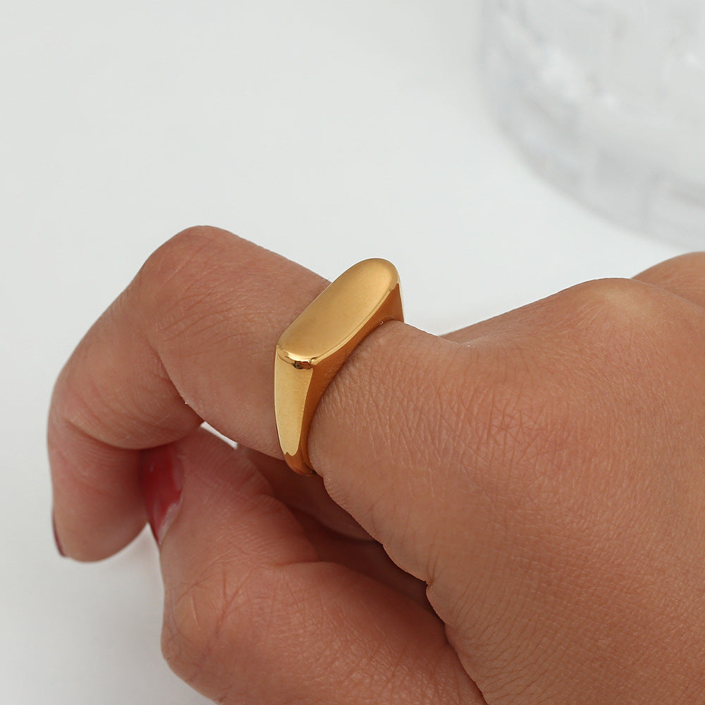 Verona Gold Statement Ring