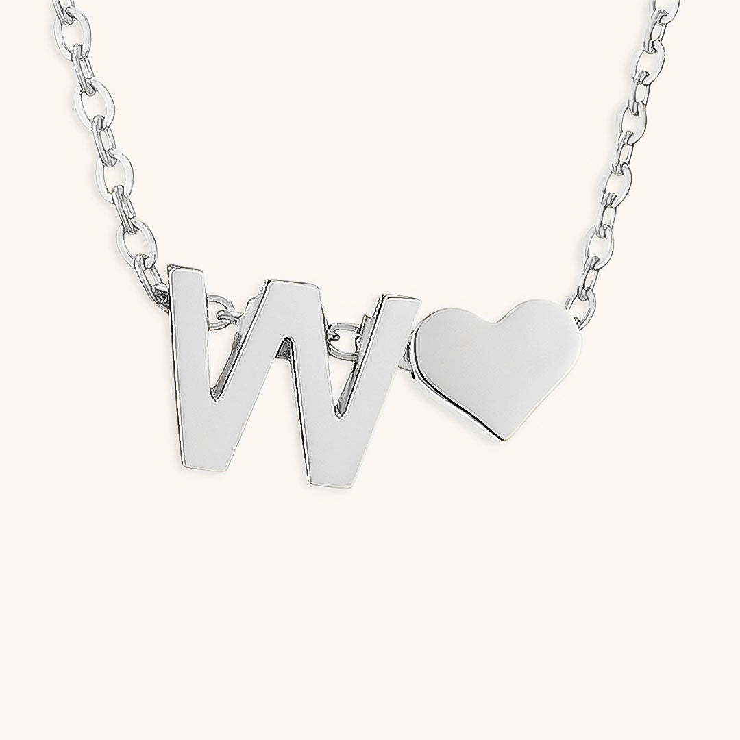 Heartfelt Initial - Gold Letter Necklace