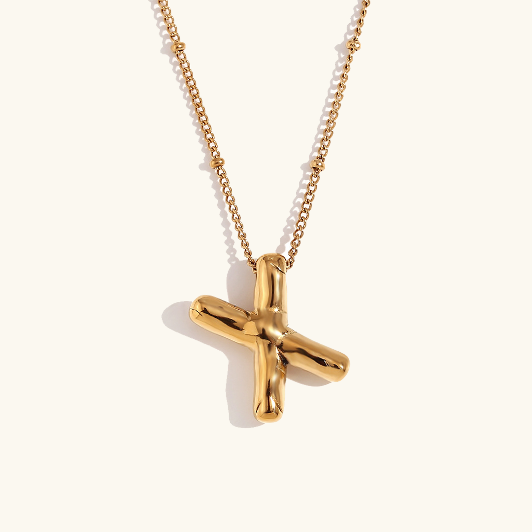 Airy Letter - Gold Initial Necklace