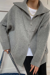 Yeka Open Collar Cardigan