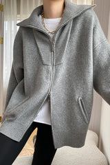 Yeka Open Collar Cardigan