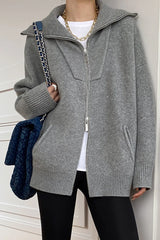 Yeka Open Collar Cardigan