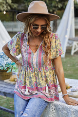 JEN BOHO TOP - YELLOW