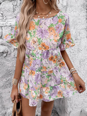 Emaline Floral Printed Mini Dress